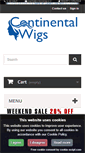 Mobile Screenshot of continentalwigs.co.uk